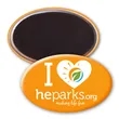 Oval Button w/ Magnet | https://www.bestnamebadges.com