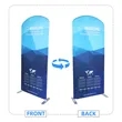 38" x 90" Double Sided Fabric Display Banner With Arch Top | https://www.bestnamebadges.com