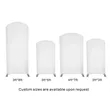 38" x 90" Double Sided Fabric Display Banner With Arch Top | https://www.bestnamebadges.com