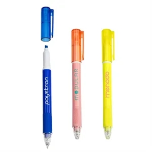 Skywriter Combo Recycled Plastic Ball Pen & Highlighter