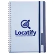 Arcadia Soft Spiral Notebook with Front Pocket | https://www.bestnamebadges.com