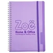 Arcadia Soft Spiral Notebook with Front Pocket | https://www.bestnamebadges.com