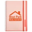 Arcadia Soft Spiral Notebook with Front Pocket | https://www.bestnamebadges.com