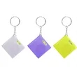 3Ft Square Tape Measure Keychain With Level | https://www.bestnamebadges.com