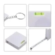 3Ft Square Tape Measure Keychain With Level | https://www.bestnamebadges.com