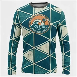 UPF Long Sleeve T-Shirt Unisex Sublimation 180G Interlock