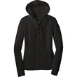 District Women's Fitted Jersey Full-Zip Hoodie. | https://www.bestnamebadges.com
