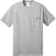 Port & Company - Core Blend Pocket Tee. | https://www.bestnamebadges.com