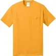 Port & Company - Core Blend Pocket Tee. | https://www.bestnamebadges.com