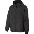 Sport-Tek Heather Colorblock Raglan Hooded Wind Jacket. | https://www.bestnamebadges.com