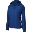 Sport-Tek Women's Colorblock Hooded Raglan Jacket. | https://www.bestnamebadges.com