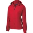 Sport-Tek Women's Colorblock Hooded Raglan Jacket. | https://www.bestnamebadges.com
