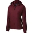 Sport-Tek Women's Colorblock Hooded Raglan Jacket. | https://www.bestnamebadges.com