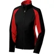 Sport-Tek Women's Colorblock Soft Shell Jacket. | https://www.bestnamebadges.com