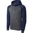 Sport-Tek Sport-Wick Varsity Fleece Full-Zip Hooded Jacket. | https://www.bestnamebadges.com