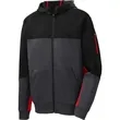 Sport-Tek Tech Fleece Colorblock Full-Zip Hooded Jacket. | https://www.bestnamebadges.com