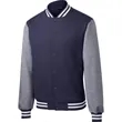 Sport-Tek Fleece Letterman Jacket. | https://www.bestnamebadges.com