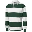 Sport-Tek Classic Long Sleeve Rugby Polo. | https://www.bestnamebadges.com