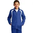 Sport-Tek Youth Colorblock Raglan Jacket. | https://www.bestnamebadges.com
