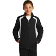 Sport-Tek Youth Colorblock Raglan Jacket. | https://www.bestnamebadges.com