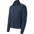 Port Authority Digi Stripe Fleece Jacket. | https://www.bestnamebadges.com