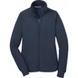 Port Authority Women's Slub Fleece Full-Zip Jacket. | https://www.bestnamebadges.com