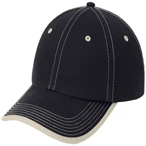 Port Authority Vintage Washed Contrast Stitch Cap.