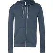 Bella Unisex Poly-Cotton Fleece Full-Zip Hoodie | https://www.bestnamebadges.com