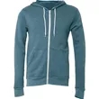Bella Unisex Poly-Cotton Fleece Full-Zip Hoodie | https://www.bestnamebadges.com