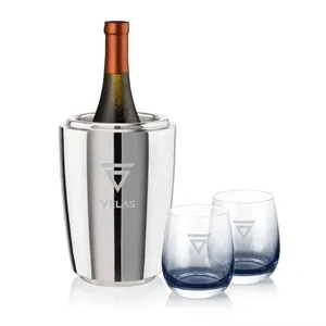 Pescara Wine Cooler & Soudan Smoke Stemless Wine