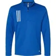 Adidas Men's 3-Stripes Double-Knit Quarter-Zip Pullover -... | https://www.bestnamebadges.com