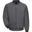 Red Kap Men's Solid Team Jacket - JT38 | https://www.bestnamebadges.com