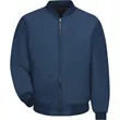 Red Kap Men's Solid Team Jacket - JT38 | https://www.bestnamebadges.com