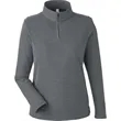 CORE365 Ladies' Fusion ChromaSoft™ Pique Quarter-Zip | https://www.bestnamebadges.com