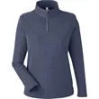 CORE365 Ladies' Fusion ChromaSoft™ Pique Quarter-Zip | https://www.bestnamebadges.com