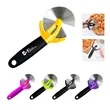 Stainless Steel Pizza Cutter Wheel W/ Clear Blade Cover | https://www.bestnamebadges.com