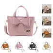 PU Large capacity bow tote bag | https://www.bestnamebadges.com