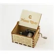 Retro Hand Crank Crafts Wooden Music Box | https://www.bestnamebadges.com