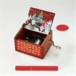 Retro Hand Crank Crafts Wooden Music Box | https://www.bestnamebadges.com