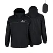 Men's Lightweight Water-Resistant Hooded Rain Jacket | https://www.bestnamebadges.com