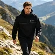 Men's Lightweight Water-Resistant Hooded Rain Jacket | https://www.bestnamebadges.com