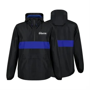 Men's Half-Zip Long Sleeve Pullover Anorak Jacket