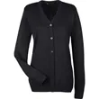 Harriton Ladies' Pilbloc™ V-Neck Button Cardigan Sweater | https://www.bestnamebadges.com