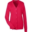 Harriton Ladies' Pilbloc™ V-Neck Button Cardigan Sweater | https://www.bestnamebadges.com