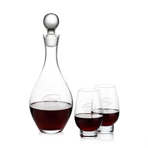 Briarwood Decanter & Glenarden Stemless Wine Set