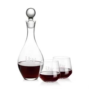 Briarwood Decanter & Sturgis Stemless Wine Set