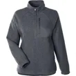 North End Ladies' Aura Sweater Fleece Quarter-Zip | https://www.bestnamebadges.com