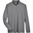 Team 365 Men's Zone Sonic Heather Performance Quarter-Zip | https://www.bestnamebadges.com