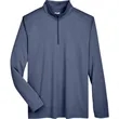 Team 365 Men's Zone Sonic Heather Performance Quarter-Zip | https://www.bestnamebadges.com