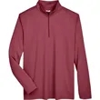Team 365 Men's Zone Sonic Heather Performance Quarter-Zip | https://www.bestnamebadges.com